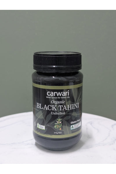 CARWARI ORG BLACK TAHINI UNHULLED 375G
