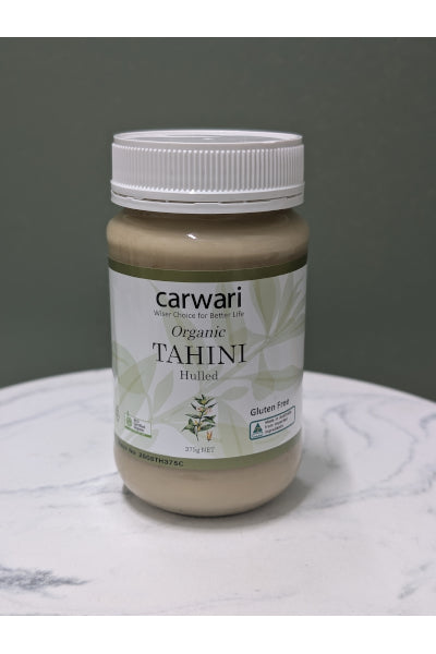 CARWARI ORG TAHINI HULLED 375G