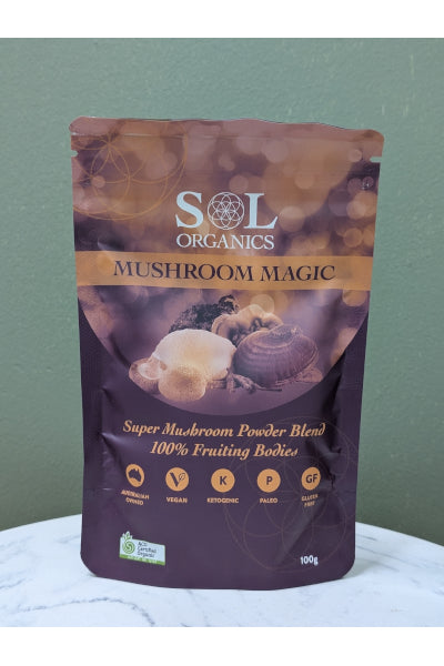 SOL ORGANICS MUSHROOM MAGIC 100GM