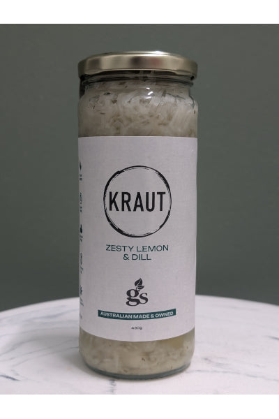 GREEN ST KRAUT ZESTY LEMON & DILL 430G