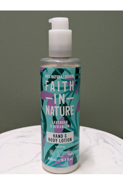 FIN HAND &BODY  LOTION SOOTHING 400ML