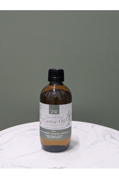 GRASSES OF LIFE ORG CASTOR OIL 200ML