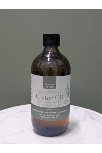 GRASSES OF LIFE ORG CASTOR OIL 500ML