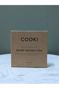COOKI BAMBOO DRAINER DISH ROUND