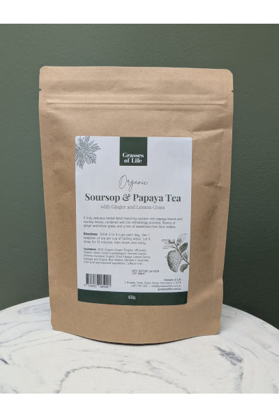GRASSES OF LIFE SOURSOP & PAPAYA LEAF TE