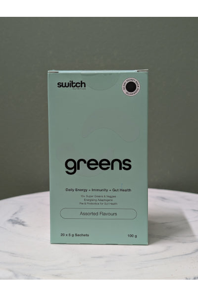 SWITCH NUT GREENS ASSORTED 20 X 5G