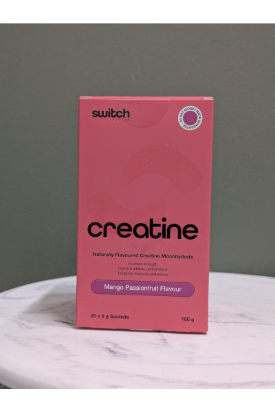 SWITCH CREATINE SACHETS MANGO PASS 20PK
