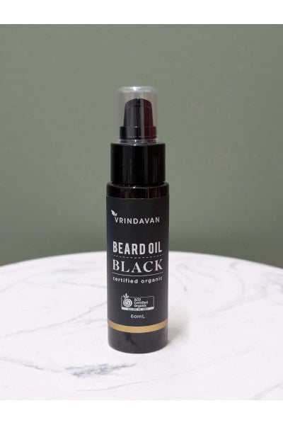 VRINDAVAN BEARD OIL BLACK 60ML