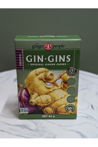 TGP GIN GINS ORIGINAL CHEWY GINGER 84GM