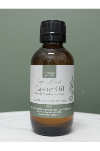 GRASSES OF LIFE ORG CASTOR OIL 100ML