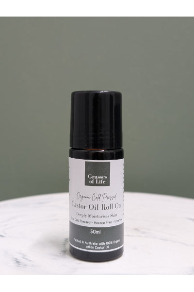 GRASSES OF LIFE CASTOR OIL ROLL ON 50ML