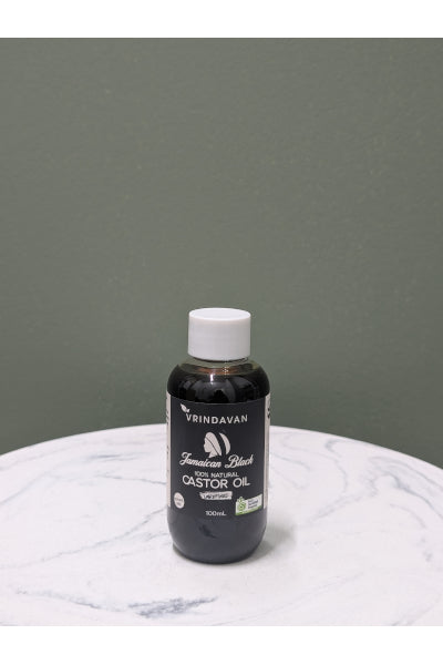 VRINDAVAN JAM BLACK CASTOR OIL UNRE100ML