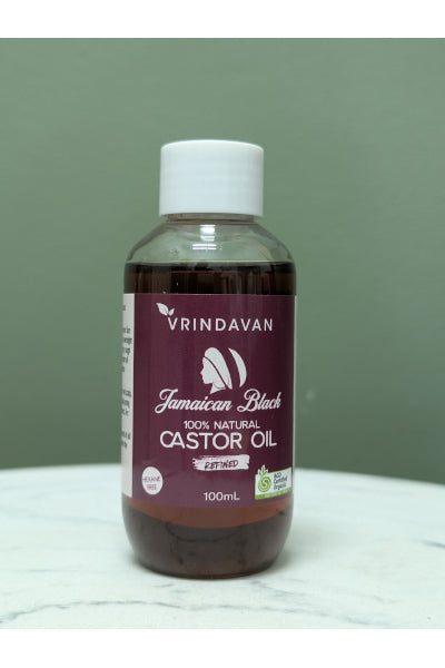 VRINDAVAN ORG BLACK CASTOR OIL 100ML