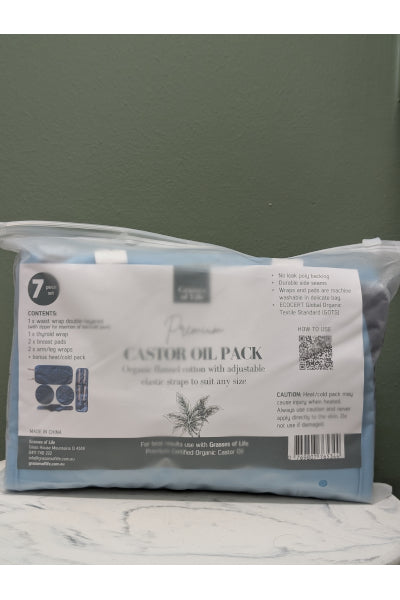 GRASSES OF LIFE 7 PCE CASTOR OIL PACK