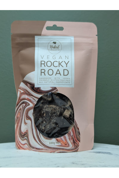 NAKED CHOCOLATE CO VEGAN ROCKY ROAD 100G