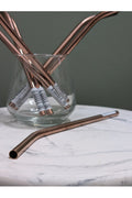 EVER ECO ROSE GOLD STRAW BENT SINGLE
