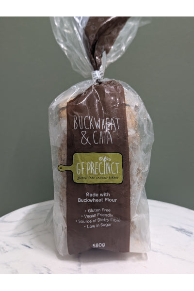 GF PRECINCT BUCKWHEAT CHIA BREAD 600G