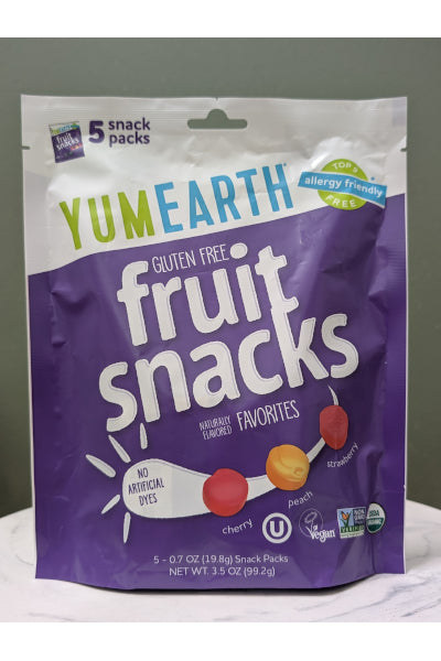 YUM EARTH ORGANIC FRUIT SNACK MULTI PACK