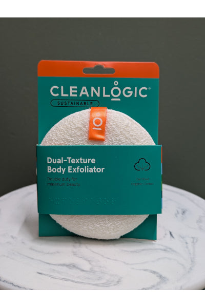 CLEANLOGIC DUAL-TEXTURE EXFOLIATOR