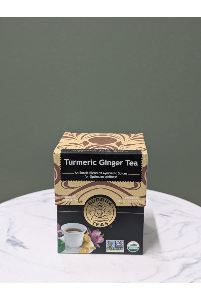 BUDDHA TEAS TURMERIC GINGER 18TB