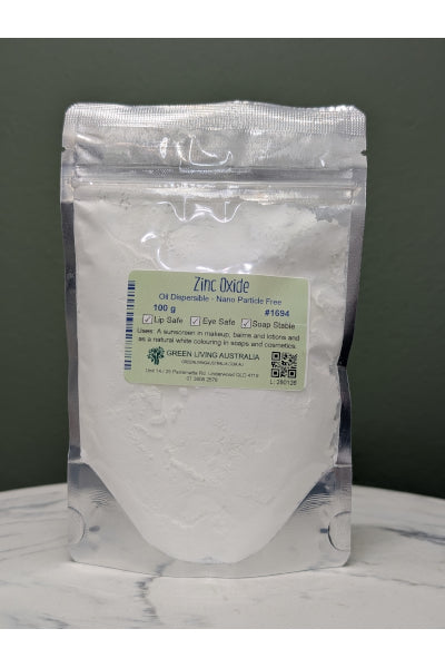 GREEN LIVING ZINC OXIDE (OIL DISP) 100GM
