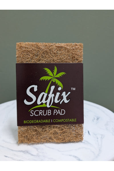 SAFIX SCRUB PAD LARGE BIOD & COMPOSTABLE