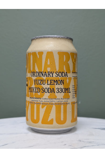 ORDINARY SODA LEMON & YUZU 330ML