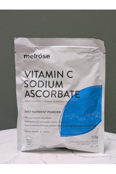MEL SODIUM ASCORBATE PDR 125G