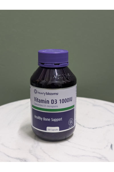 BLOOMS VITAMIN D3 1000IU 200CAPS