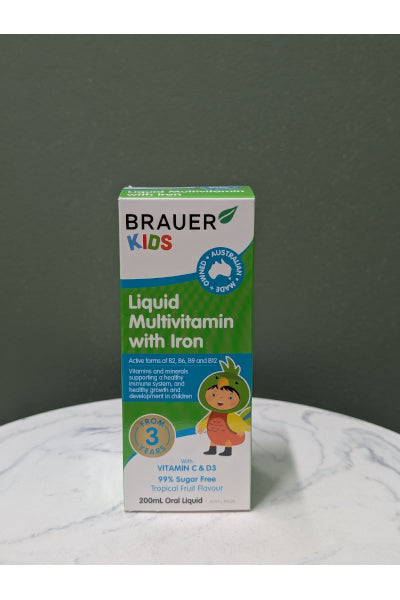 BRA KIDS LIQUID MULTI VITAMIN W/IRON 200