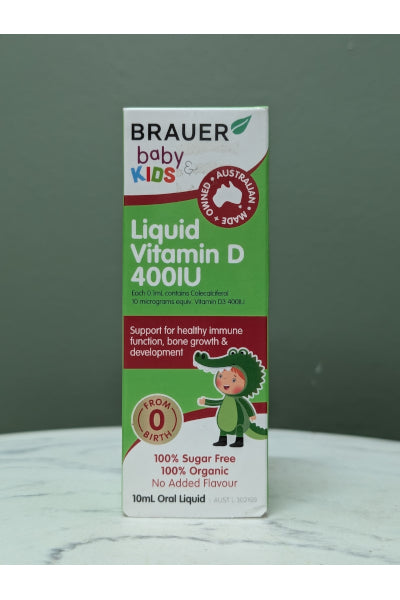 BRAUER BABY & KIDS VITAMIN D 400IU 10ML