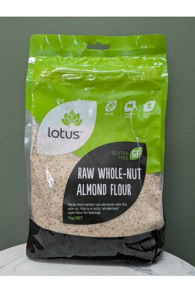 LOT RAW  WHOLE NUT ALMOND FLOUR 1KG