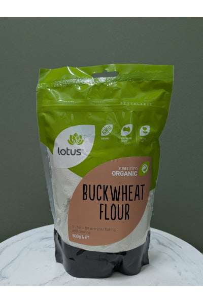 LOT ORG BUCKWHEAT FLOUR 500GM