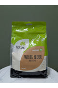 LOT ORG WHEAT WHITE UNBLEACHED FLOUR 1KG