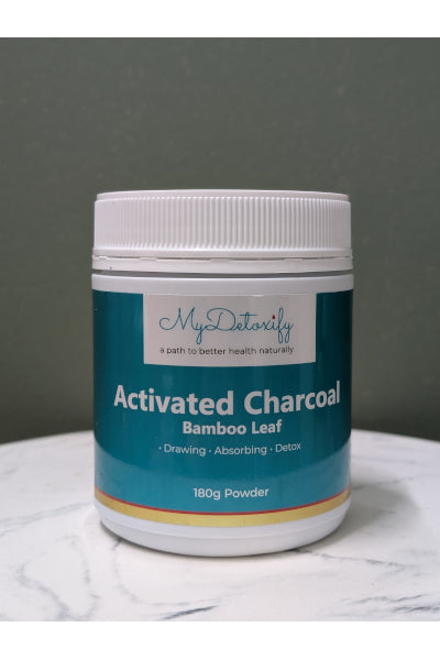 MYDETOXIFY ACTIVATED CHARCOAL 180GM