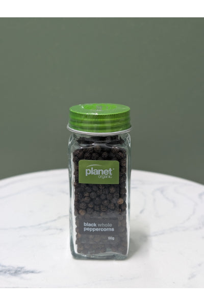P/O BLACK PEPPERCORNS WHOLE 50GM