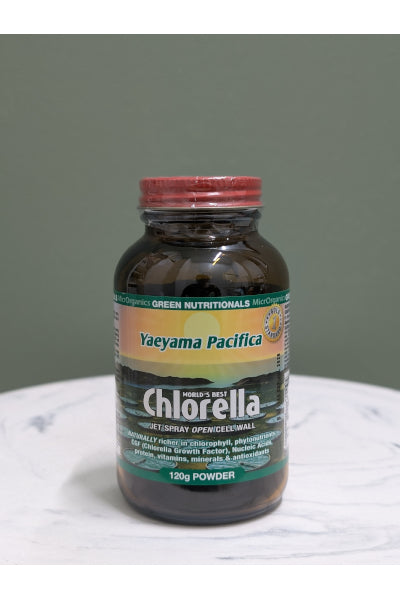 GREEN NUT CHLORELLA POWDER 120G