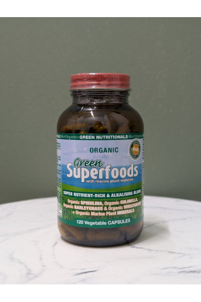 GREEN NUT SUPERFOODS 120CAPS