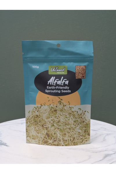 UNTAMED ORGANIC ALFALFA SEEDS 100G