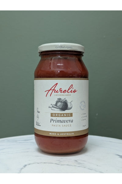 AURELIO ORG PRIMAVERA PASTA SAUCE 500G