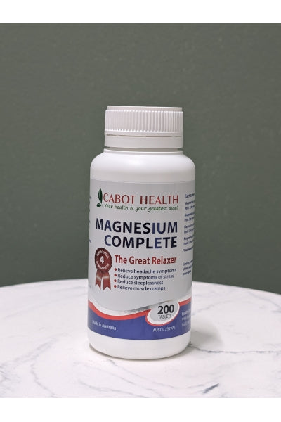 CABOT HEALTH MAGNESIUM COMPLETE 200T