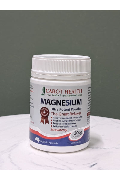 CABOT HEALTH MAGNESIUM ULTRA SBERRY 200G