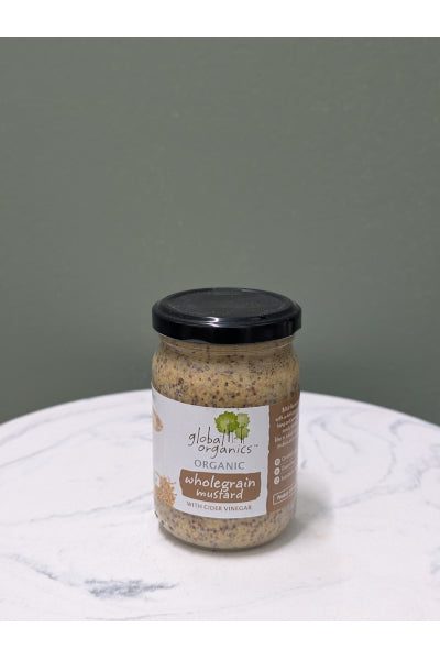 GLOBAL ORG WHOLEGRAIN MUSTARD 200GM