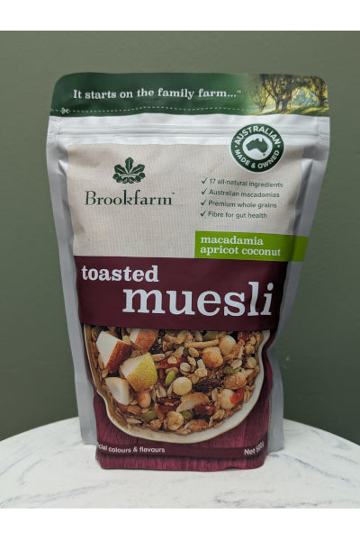 B/FARM TOASTED MACA APRICOT 500GR