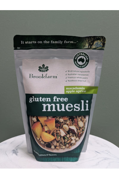 BFARM GF MUESLI APPLE APRICOT MACA 350G