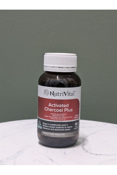 NUTRI VITAL ACTIVATED CHARCOAL 60C