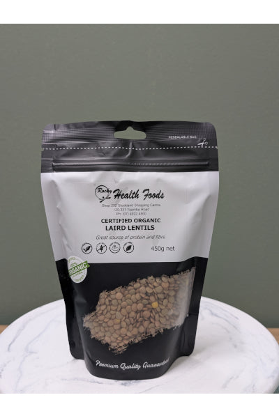 DC ORG LENTILS 450G LAIRD