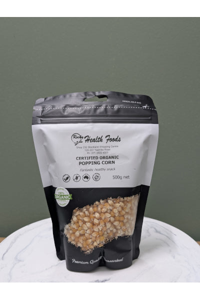 DC ORG POPPING CORN 500GM
