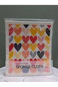 RETRO KITCHEN BIOD DISHCLOTH HEARTS
