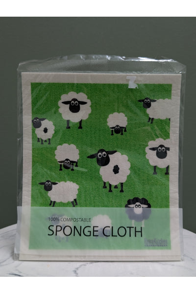 RETRO KITCHEN BIOD DISHCLOTH SHEEP